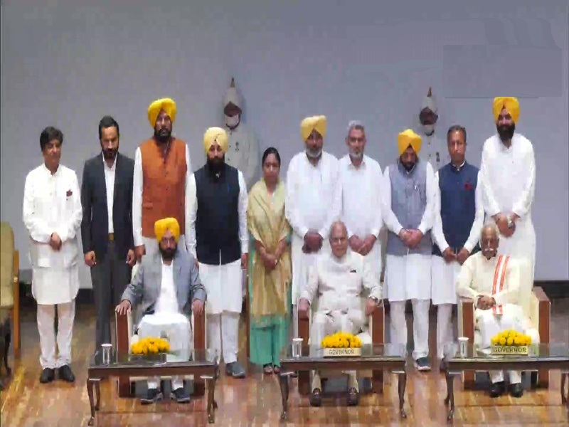 Punjab Cabinet Oath Ceremony: पंजाब में मान के मंत्रीमंडल का शपथ ग्रहण