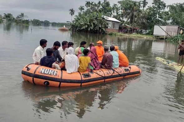 Heavy Rainfall In Tripura Floods Left More Than Thousand People