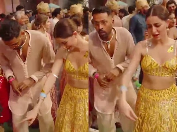 Hardik Pandya did a spectacular dance with Ananya Pandey at Anant-Radhika's  wedding. | हार्दिक पांड्या ने अनंत-राधिका की शादी में अनन्या पांडे के साथ  किया धमाकेदार डांस